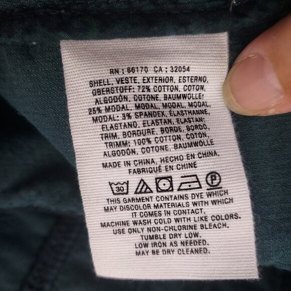 NWT Anthropologie Corduroy Jacket Women's Sz XS Cropped Blazer Dark Green - Picture 10 of 16